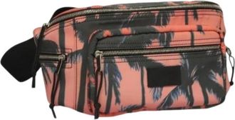 Saint Laurent Pre-owned Nylon Belt Bag - Dames - Vintage Heuptassen - Roze - ONE Size - Nylon - Vintage