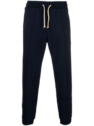 Brunello Cucinelli Pantaloni sportivi con coulisse - Blu