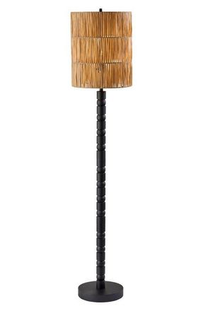 Adesso Norfolk Floor Lamp in Black at Nordstrom