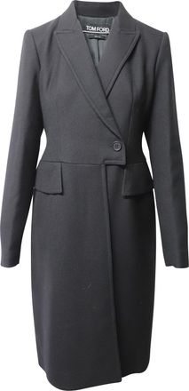 Tom Ford Coat Dress in Grey Wool