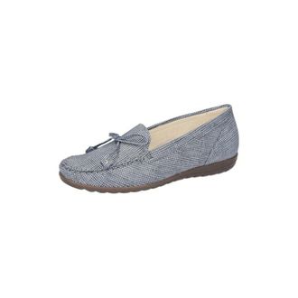 Waldl&auml;ufer 329501 Moccasin Slipper - Dames - Schoenen - Blauw - Maat: 36 1/2 EU Leer