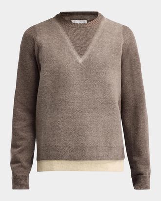Maison Margiela Fused Knit Crewneck Sweater