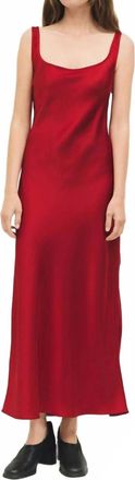 Azalea Winona Slip Dress In Red