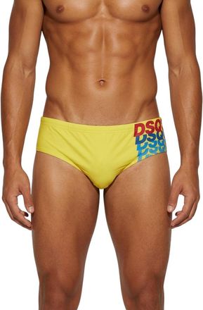 Dsquared2 Yellow Logo Swim Brief