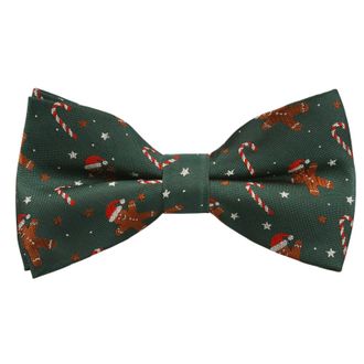Alizeal Mens Christmas Novelty Pattern Pre-tied Party Bow Tie, 042-DLJ-038-L