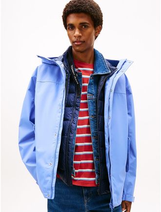 Tommy Hilfiger Mens Tommy Jeans 3-in-1 Chicago Jacket - Blue - XXL