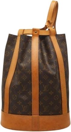 Louis Vuitton Pre-owned Backpacks, female, Brown, Size: ONE SIZE Pre-owned Vintage Shoulder Sling Bag