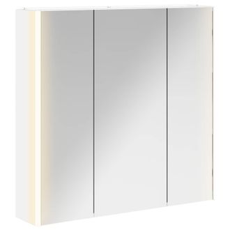 vidaXL Armario Con Espejo De Ba&ntilde;o Con Estante 73.5 X 15.5 X 70 Cm Vidaxl