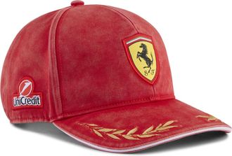 Puma Cappellino da baseball Scuderia Ferrari Replica Monza Charles Leclerc, Accessori, Rosso, OSFA