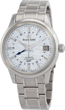 Grand Seiko Elegance GMT Hi-Beat Shosho Automatic Blue Dial Mens Watch SBGJ249G