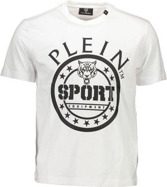 Plein Sport White Cotton Men Mens T-shirt