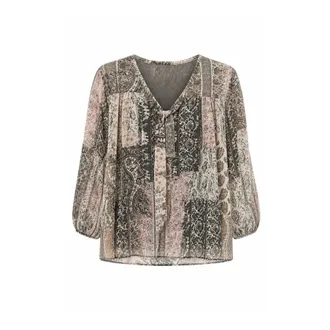 2-Biz Dames, Blouses & Shirts, Veelkleurig, Maat: 2XL