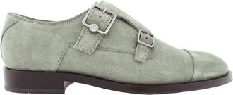 Jimmy Choo London Finnion Monkstrap In Sage