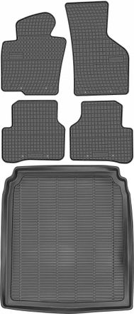 OEM Juego De Alfombrillas De Goma Para Coche Y Alfombrilla Para Maletero Para Volkswagen Passat B6 Sed&aacute;n (2005-2010)