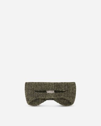Roa Hawk Wool Knit Ear Warmer Green