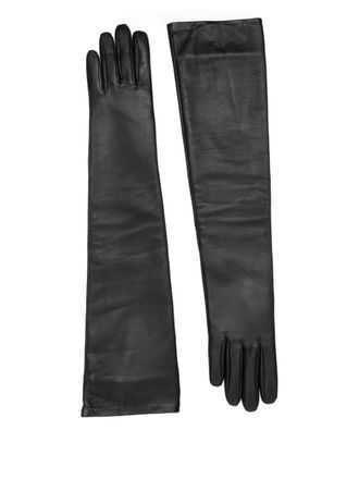 Frankie Shop leather gloves - women - Sheepskin - XS/S - Black
