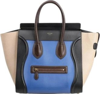 Celine Pre-owned Handbags, female, Multicolor, Size: ONE SIZE Pre-owned Luggage Mini Handbag