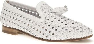 Fratelli Rossetti Womens White Calf Leather Bos Taurus Slip-On Loafers