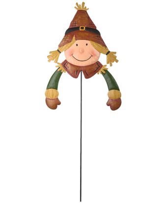 National Tree Company 26 Scarecrow Gal Garden Stake