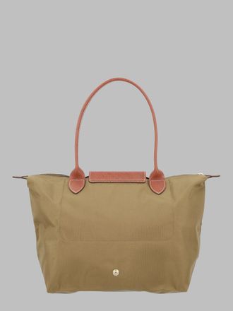Longchamp Womens Shoulder Bag Le Pliage Original Green Polyamide