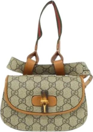Gucci Pre-owned Belt Bags, female, Beige, Size: ONE SIZE Pre-owned Fanny pack