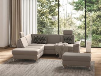 Sit&more Ecksofa &raquo;Padua L-Form&laquo; inklusive Sitztiefenverstellung, Armteilfunktion und Federkern