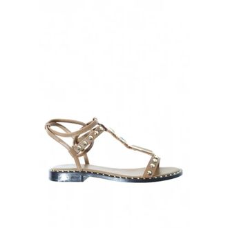 Ash Flat Sandals, female, Beige, Size: 11 US Penny Sandal