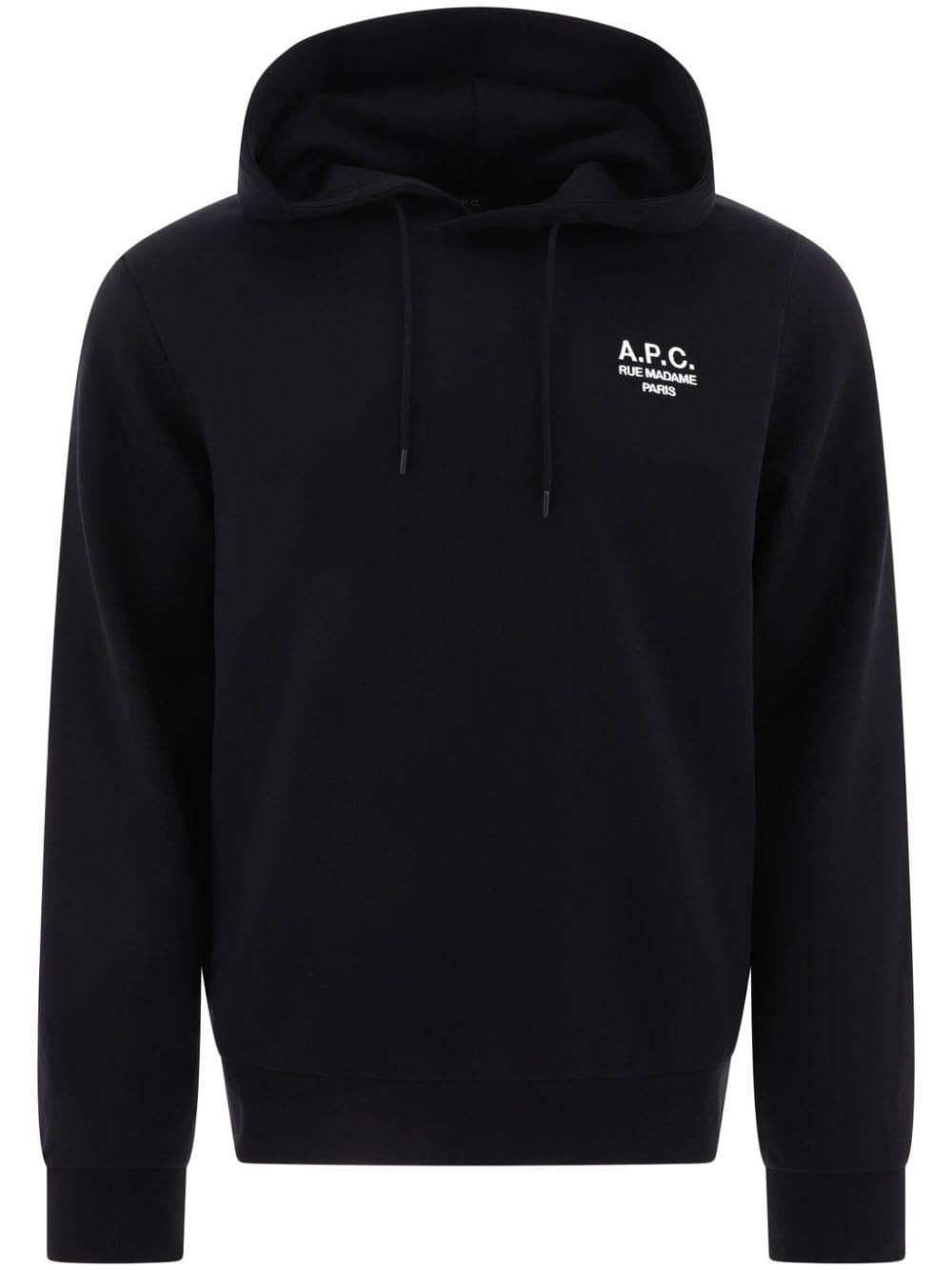 A.P.C. A. P.C. White JJJJound Edition Hôtel Souvenirs Hoodie