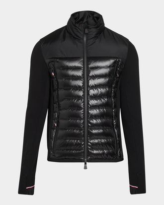 Moncler Men & apos;s Hybrid Quilted Down Jacket