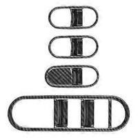 OEM Cubierta De Fibra De Carbono Para El Bot&oacute;n Del Interruptor De La Ventana Del Audi Ioniq 2022+ B-crezuo