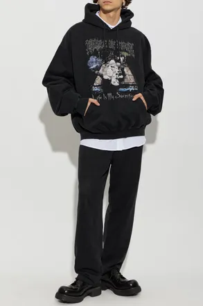 VETEMENTS Hoodie, Mens, Black