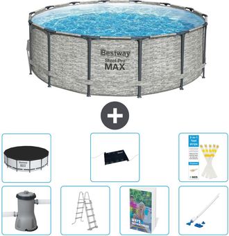 Bestway Piscina Bestway Steel Pro Max Redonda - 427x122 Cm - 8-piezas S600