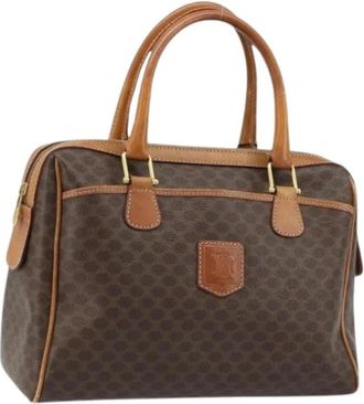 Celine Pre-owned Vintage Handtas - Dames - Vintage Handtas - Bruin - ONE Size - Leer - Vintage