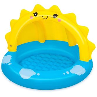 Trade Shop Trade Shop - Piscina Infantil Infantil + 2 A&ntilde;os D&iacute;as Soleados 101x97x71cm Con Cubierta 52637