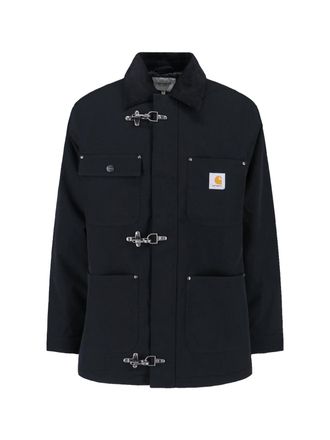 Carhartt Work in Progress Black Adair Nylon Canvas Casual Jacket