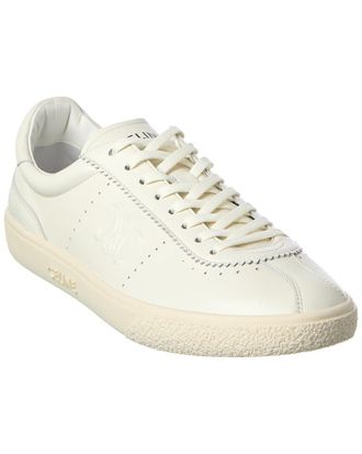 Celine Celine Logo Low Top Leather Sneaker