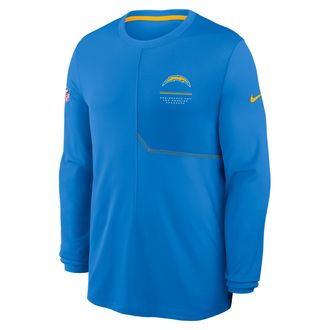 Nike Los Angeles Chargers Sideline Coach Nike Mens Dri-FIT NFL Long-Sleeve Top in Blue | 03B1925Z97-B8B