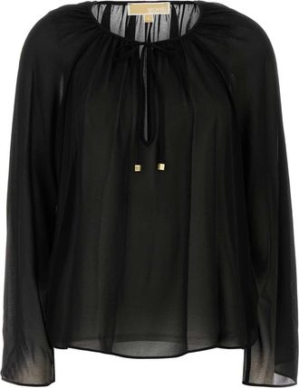 Michael Kors Black Georgette Blouse