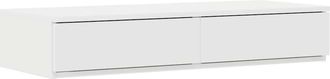 vidaXL Vidaxl - Cassetti Per Letto Bianco 75 X 36.5 X 16.5 Cm Legno Multistrato