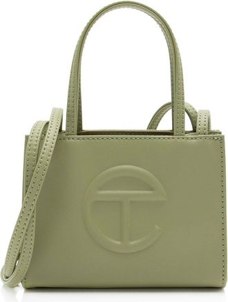 Telfar Faux Leather Small Shopping Tote