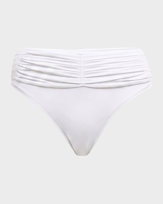 Ramy Brook Ivo Ruched Bikini Bottoms