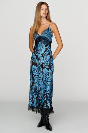 Farm Rio x Anthropologie Slip Maxi Dress