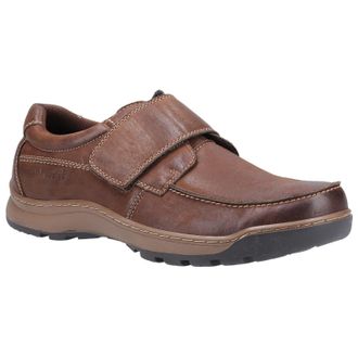 Hush Puppies Mens Casper Leather Shoes (Brown) - Size UK 13