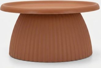 Les Tendances Mesa De Centro Para Interior Y Exterior De Pl&aacute;stico Geax - Rojo
