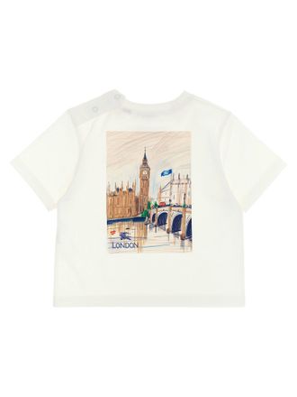 Burberry Thomas Bear Graphic Print T-Shirt - Cream