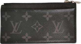 Louis Vuitton Black Monogram Eclipse Coin Purse/Coin Case (Pre-Owned)