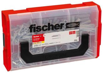 Fischer Juego De Fijaci&oacute;n Fixtainer Con Tacos Sx Plus 6,8 / 10 Y Tornillos Fischer 567894