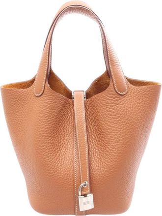 Herm&egrave;s Pre-owned Hermes Clemence Picotin Lock 18 Ladies HGH3GLDWB4G7XNTU