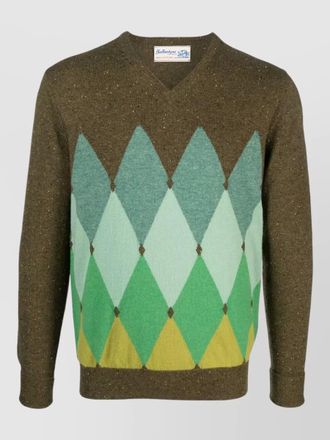 Ballantyne cashmere v-neck jumper