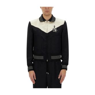 Amiri Bomber Jackets, male, Black, Size: L Bomber Jackets